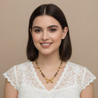 Gold-Plated Double Ball Vati Mangalsutra