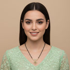 Gold-Plated CZ Mangalsutra | One Gram Gold