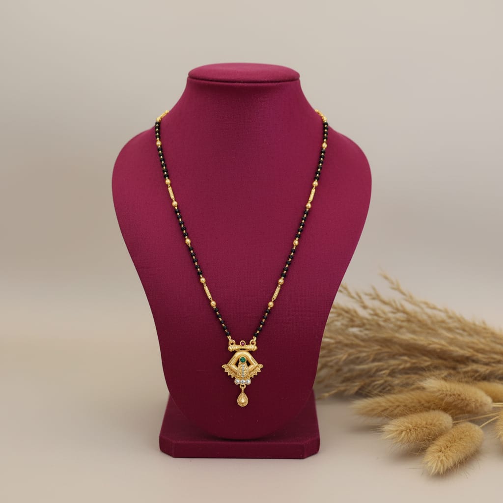 Micro Forming Mangalsutra with Traditional Pendant