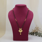 Gold-Plated Rajwadi Shield Mangalsutra
