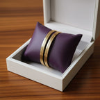 1 Gram Gold Multi-Line Engraved Bangles