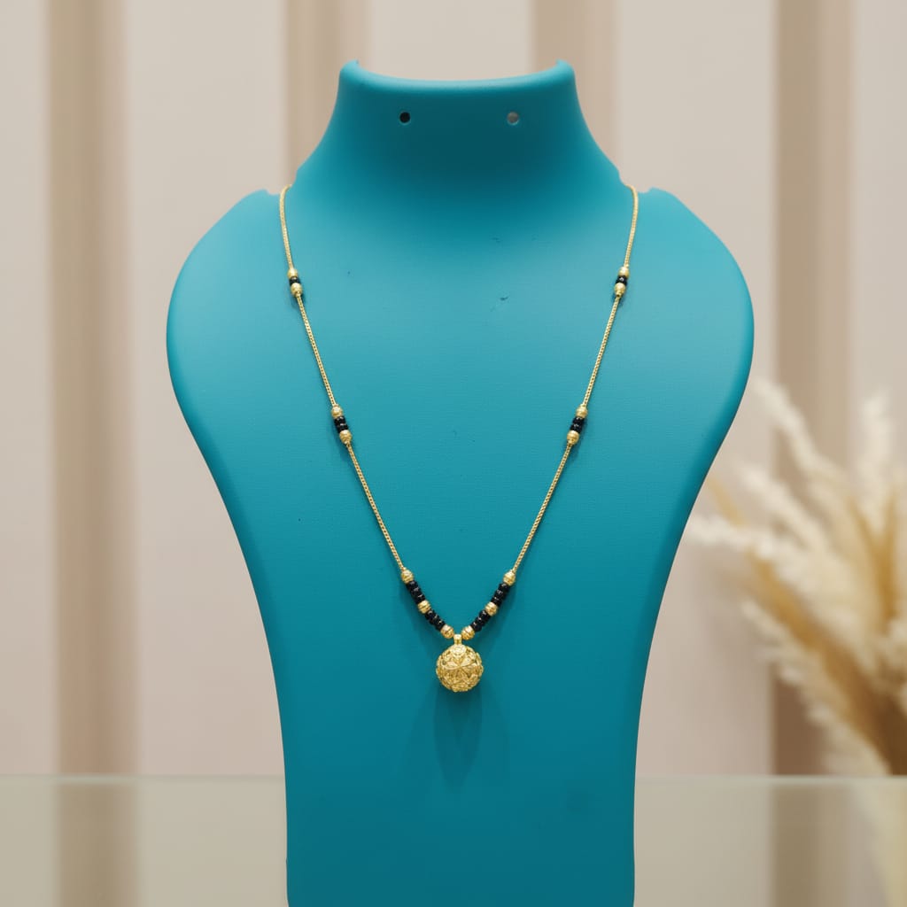 Micro Gold Plated Pendant Mangalsutra