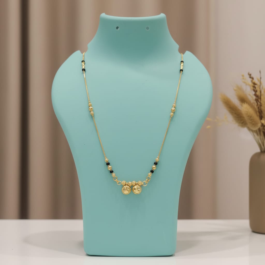 Micro Gold Plated Mangalsutra Double Wati