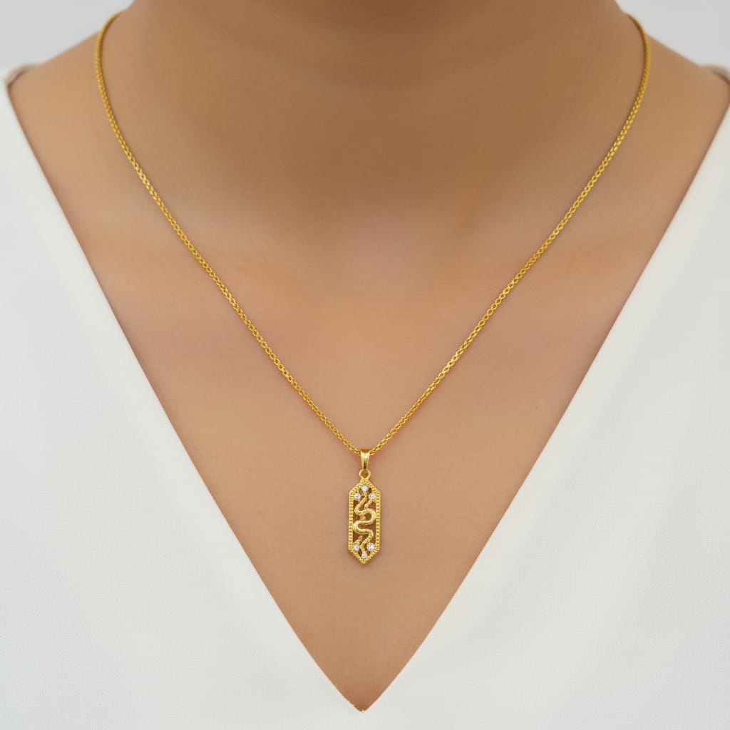 Micro Gold Plated Pendant Chain