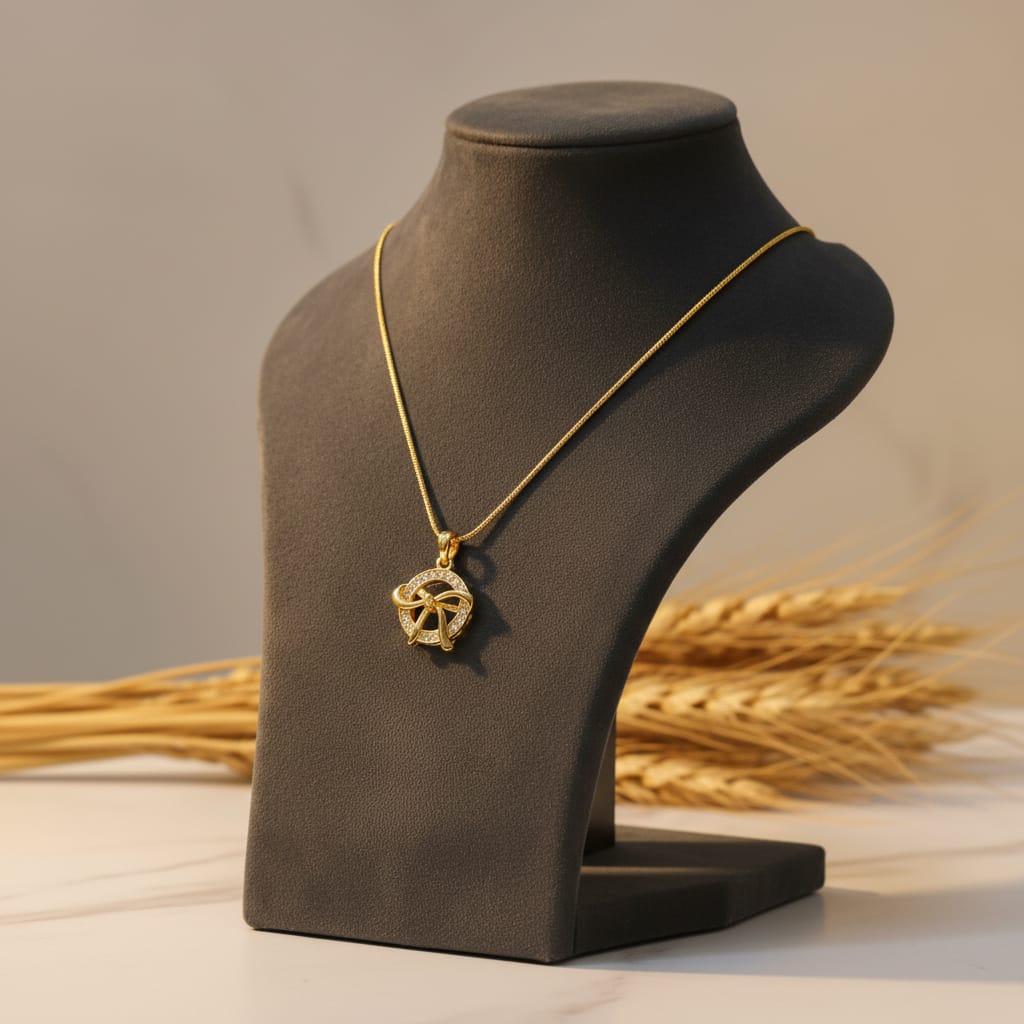 Micro Gold Plated Chain Pendant