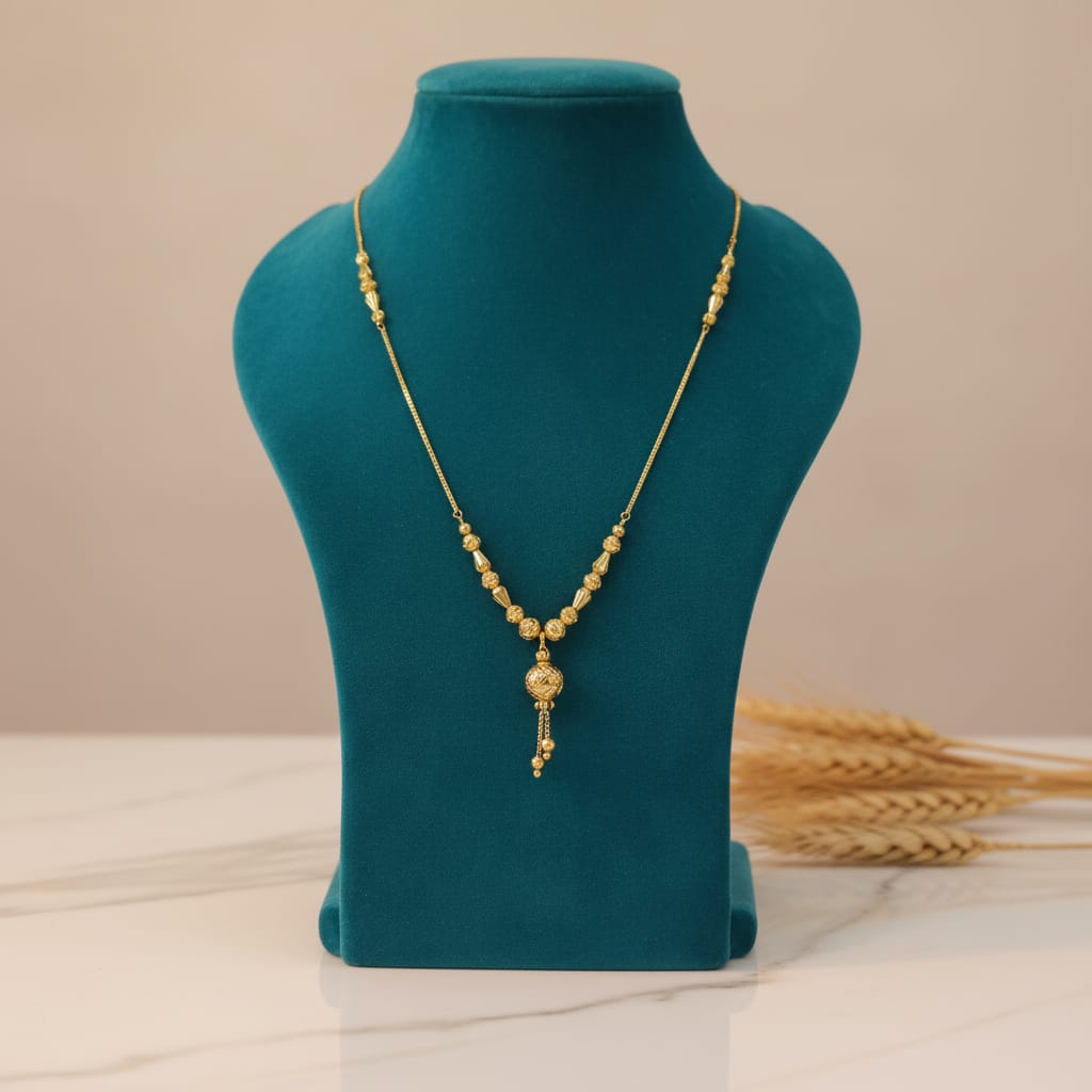 MIcro Gold Plated Chain Pendant
