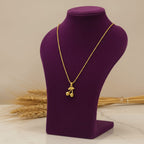Chain Pendant with Micro Gold Chain