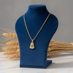 Micro Gold Plated Chain CZ Pendant