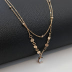 Premium Anti-Tarnish Steel Layered CZ Pendant Chain