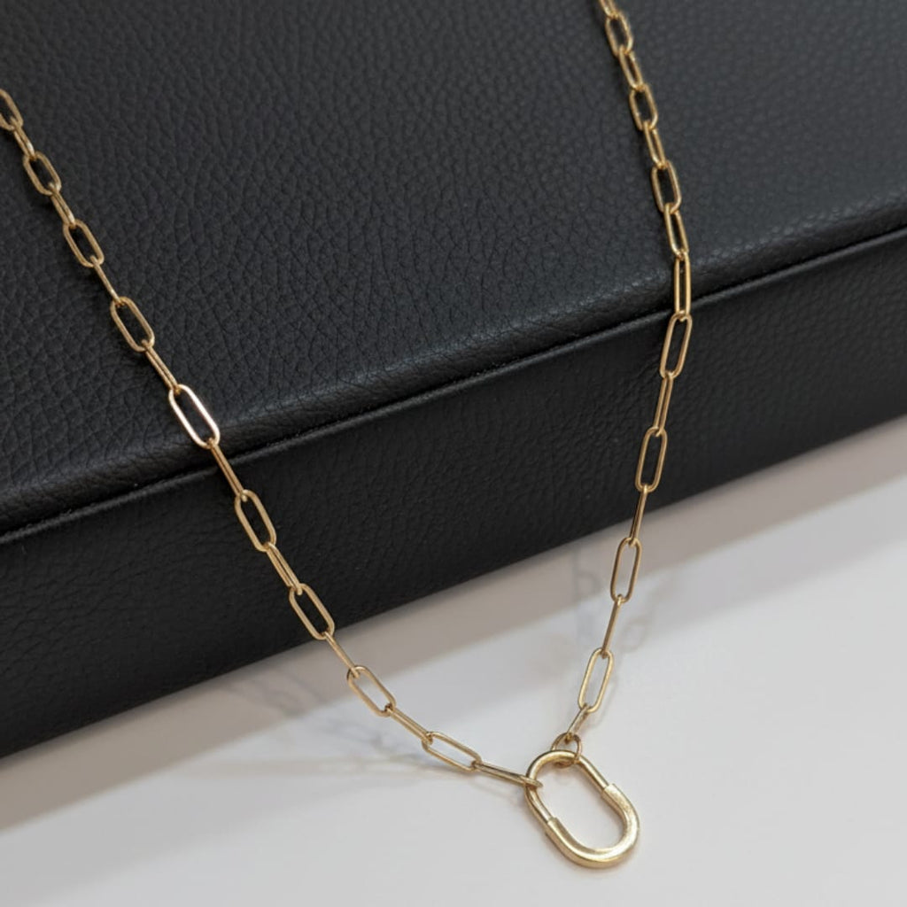 Premium Anti-Tarnish Steel Gold Clasp Chain