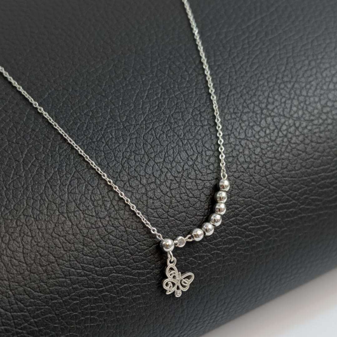 Premium Anti-Tarnish Steel Silver Charm Chain