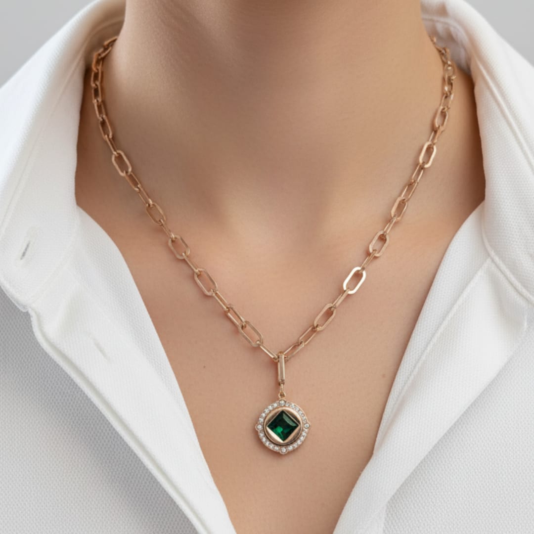 Premium Anti-Tarnish Steel Pendant Chain