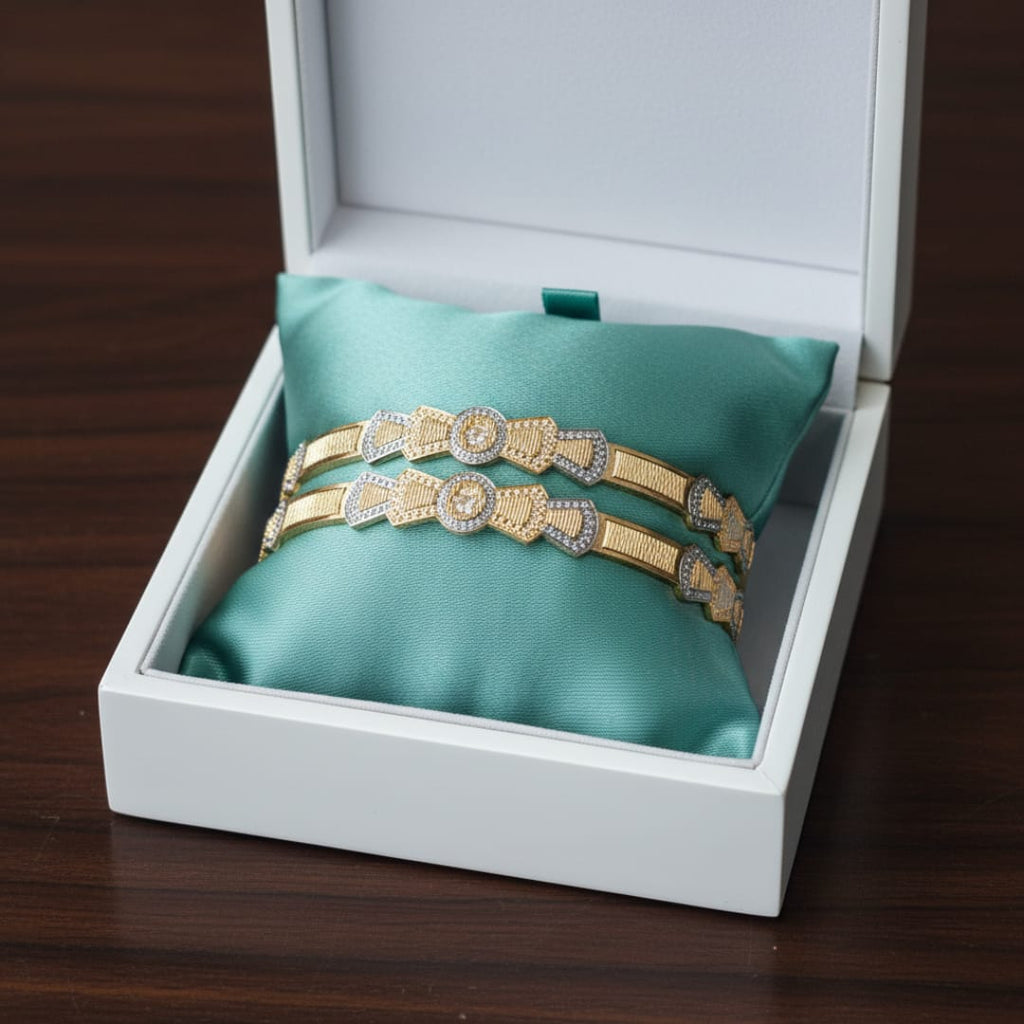 Ultra-Fine CNC Micro Bangles | Set of 2