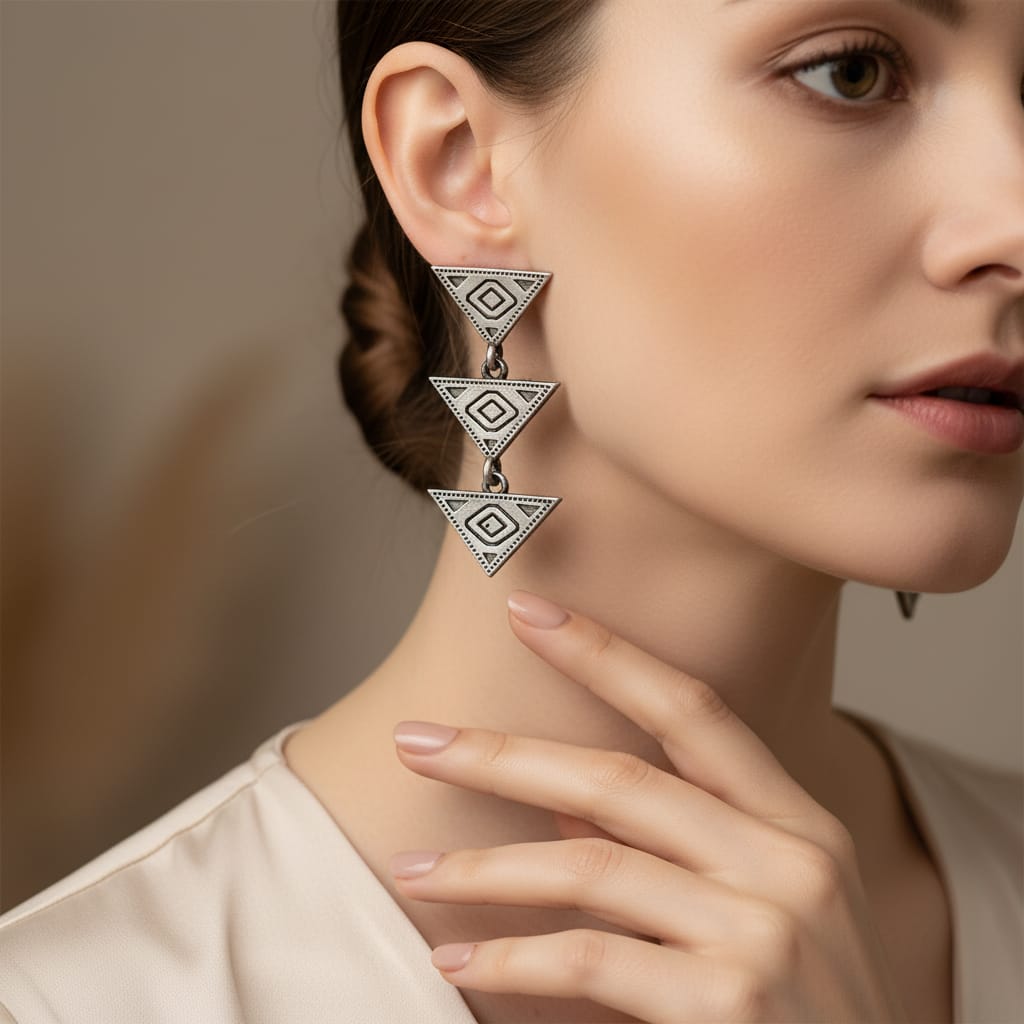 Antique Gold & Oxidised Silver