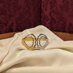 Open Heart Layered Statement bangle