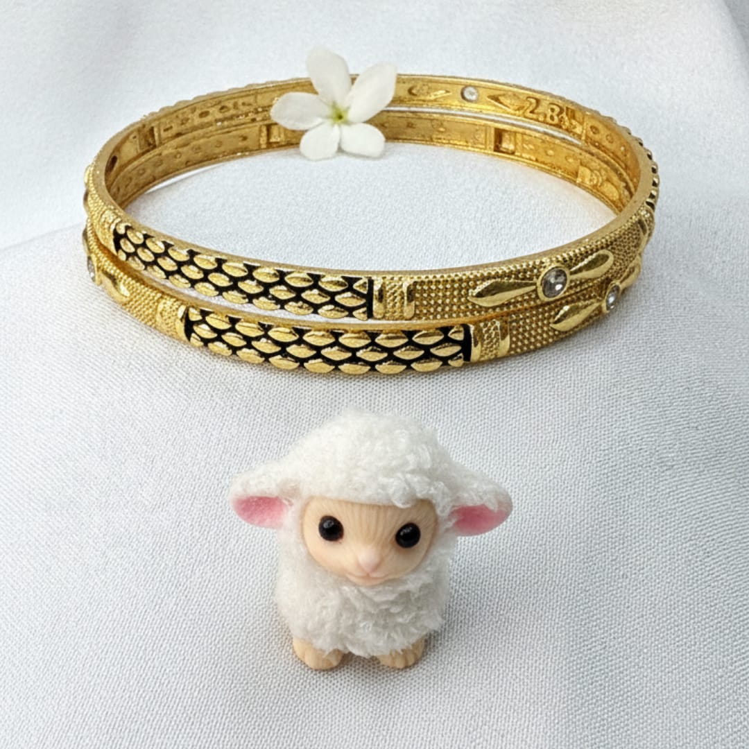 Desi Chic Matte Manvi Bangles Daily Wear