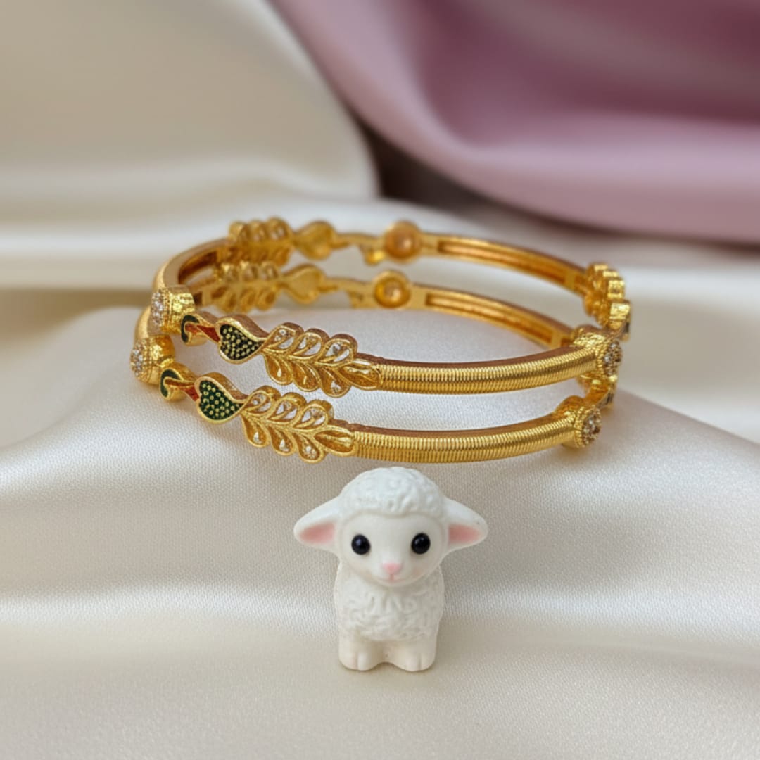 Premium Matte Finish Daily Wear Jia Bangles