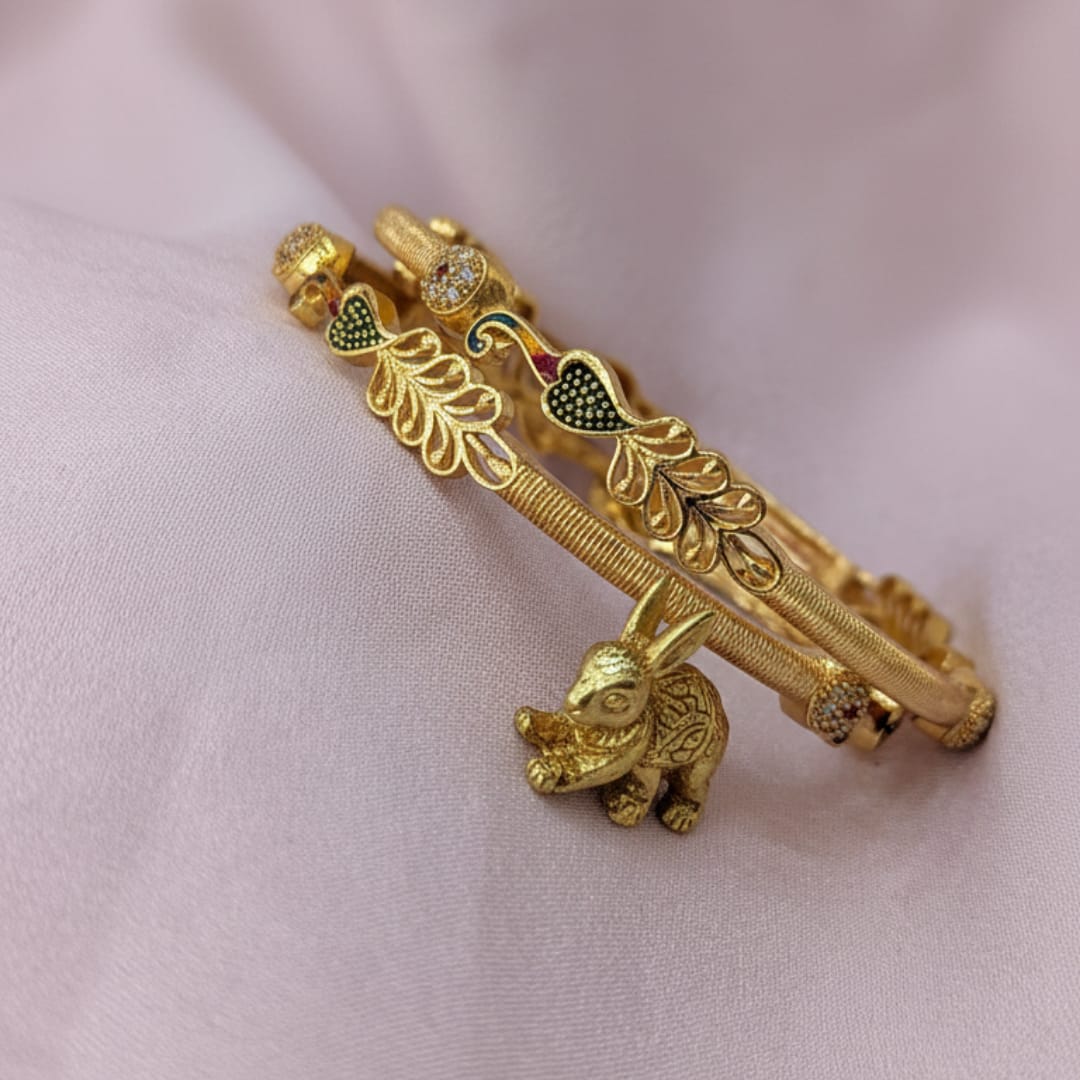 Premium Matte Finish Daily Wear Jia Bangles
