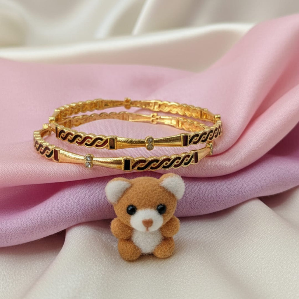 Elegant Matte Finish Ritika Bangles for Everyday Wear