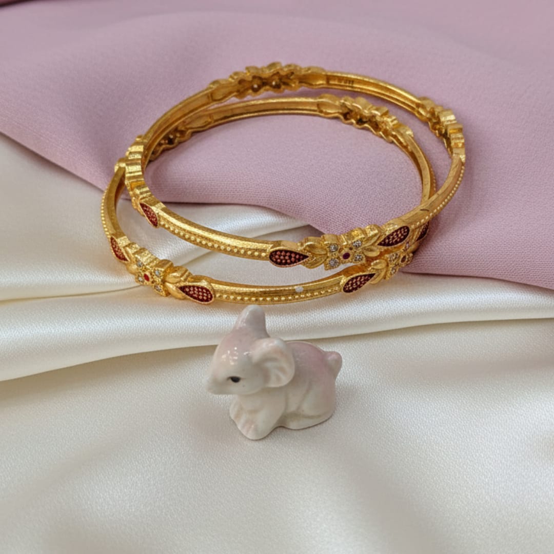 Luxury Meenakari Daily Wear Jyoti Bangle Set
