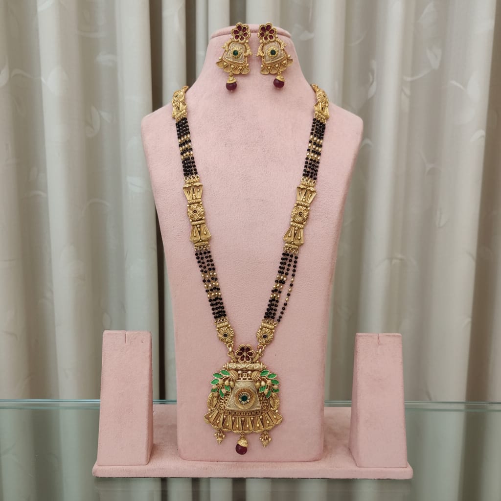 Rajwadi Patta Mangalsutra Chain Set
