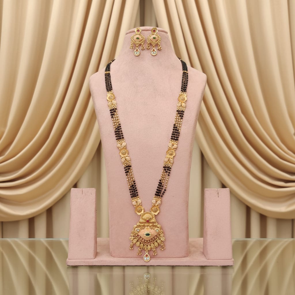 Rajwadi Nazar Mangalsutra Chain Set