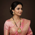 Rajwadi Meenakari Surya Mangalsutra