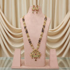 Rajwadi Meenakari Mayur Mangalsutra