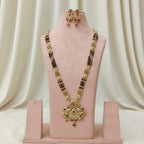 Rajwadi Meenakari Mayur Mangalsutra