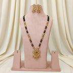 Long Mangalsutra Chain Set with Earrings