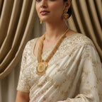Antique Gold Long Haaram Chain Set