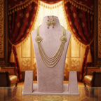 Gold Multi-Strand Ball Chain Rani Haar Earrings