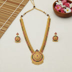 Antique Gold Long Haaram Chain Set