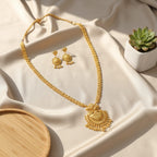 Micro Gold Plated Ranihaar with Earring