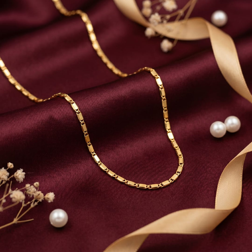 Micro Gold Plated Valentino Chain