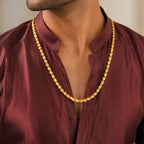 Micro Gold Plated Twisted Rope Chain
