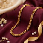 Micro Gold Plated Rope Fusion Chain