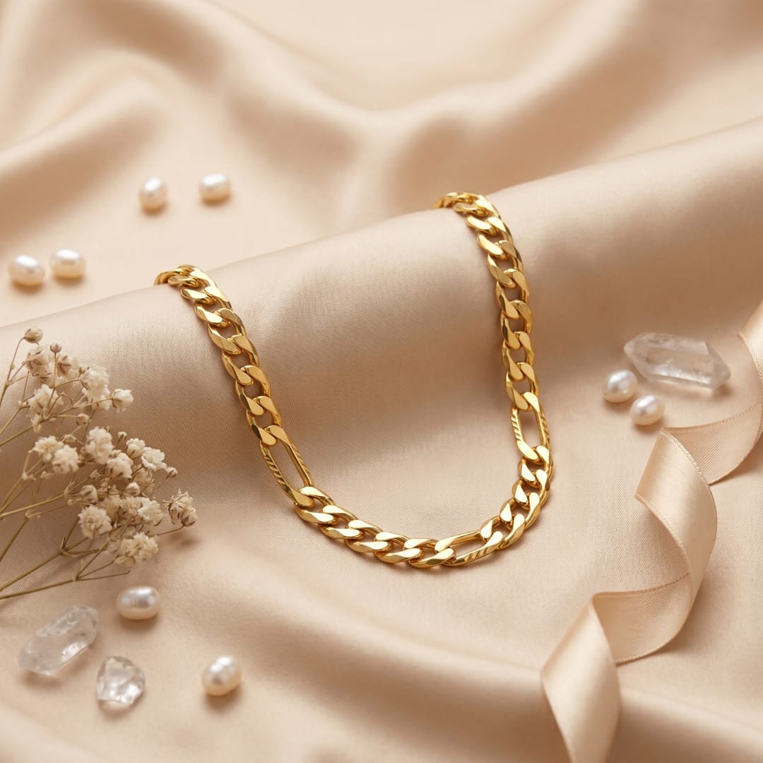 Micro Gold Curb Kandi Chain