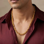 Micro Gold Plated Rope Fusion Chain