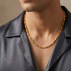 Micro Gold Plated Diagonal Cut Chain