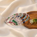 Multicolour CZ Bangle Set