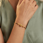 Micro Gold Forming Bead Bracelet