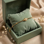 Micro Gold Forming Mangalsutra Bracelet