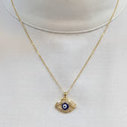 Imported Luxe Stainless Steel Evil Eye Chain