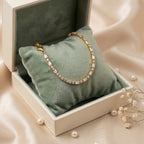 Micro Gold Forming CZ Channel Bracelet