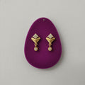 Leaf Wing Teardrop Drop Earrings