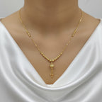 MIcro Gold Plated Chain Pendant mala