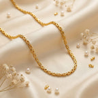 Classic Interlock Micro Gold-Plated Chain