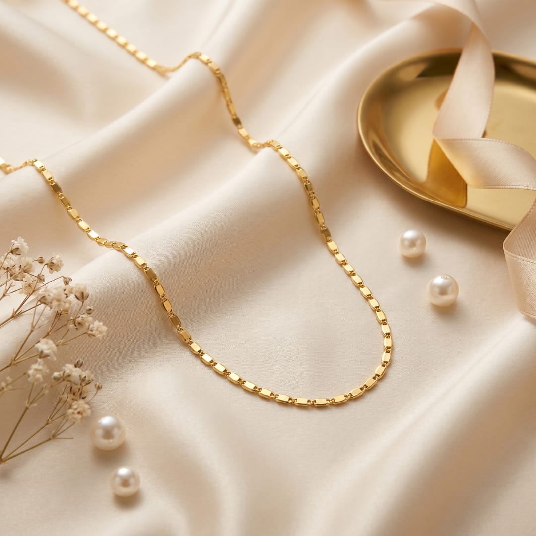 Micro Gold Plated Valentino Chain