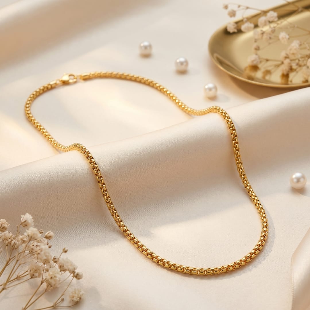Micro Gold Forming box Chain